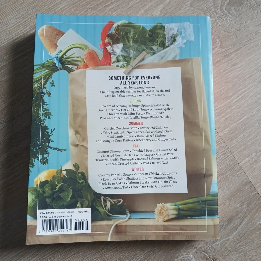 1st Edition/20 Martha Stewart Cookbook Great Food Fast Seasonal Soft Cover